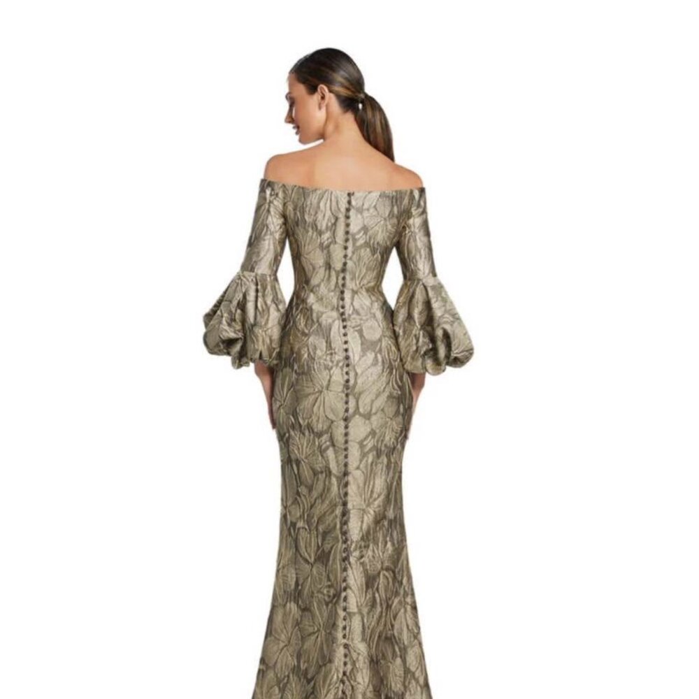 Alexander by Daymor Style #2054F24 Gold Mother of the Bride Dress Size 8